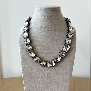 Statement Necklace with Faux Large Diamonds